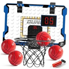 Indoor Basketball Hoop for Kids, Over The Basketball Hoop  Scoreboard  Led