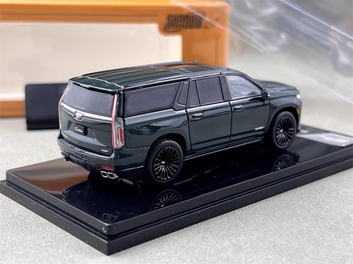 SHADOW PRO 1/64 Scale Cadillac Escalade ESV Green Diecast Car Model Toy Gift - Picture 3 of 6