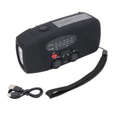 Emergency Outdoor Solar Radio For Camping Hiking Travel HGAW