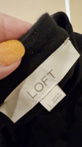 Loft Black Dress Size L - Bild 3 von 4