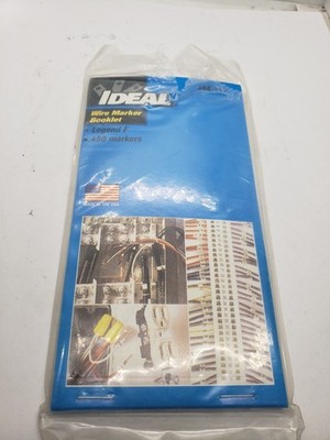 IDEAL 44-117 WIRE MARKER BOOKLET, NNB