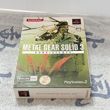 PS2 METAL GEAR SOLID 3 SUBSISTENCE First Production Edition Konami PlayStation2