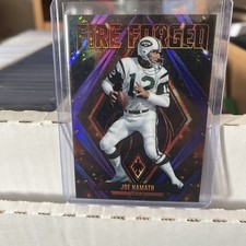 2022 Panini Phoenix - Fire Forged Purple SP #FF-4 Joe Namath /125 Jets HOF