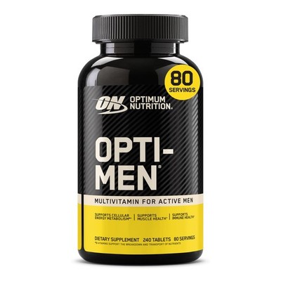 Optimum Nutrition Opti-Men Daily Multivitamin 240 Count (Pack of 1), No Color