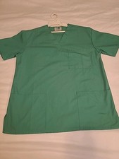 Adar Unisex Medical Nursing Workwear Uniform Multi Pocket V-Neck Scrub Top