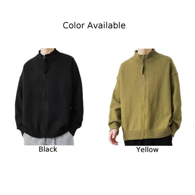 Schlanke Herren Strickjacke Jacke leichtes Lagenlook für alle Gelegenheiten