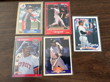 Luis Salazar 5 card lot 1987 1988 1989 Topps Score Donruss White Sox Tigers