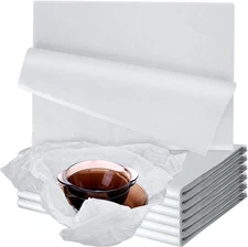 150 Sheets White Tissue Paper 24" X 36" Bulk for Gift Bags, Crafts, Party Decor