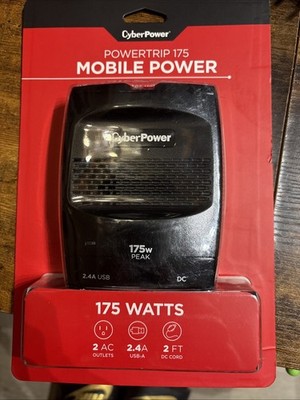 CYBERPOWER Powertrip 175W Mobile Power Inverter CPS175PSU
