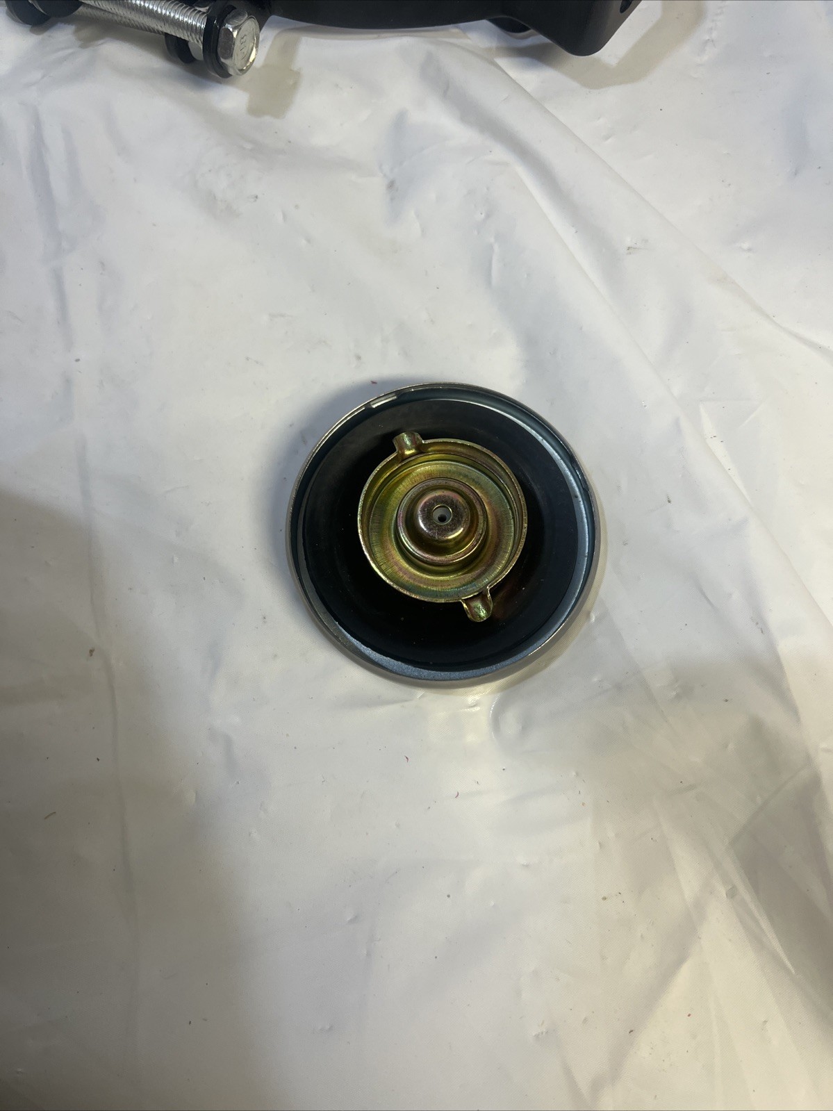 8'' x 8'' Fuel Tank With Baffle 1.75 Gallon 1/4 NPT Round Gas Tank Aluminum Spun