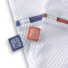 Mesh Laundry Bags for Delicates-2 XLarge Durable Net with Zipper, Hanging Loo...