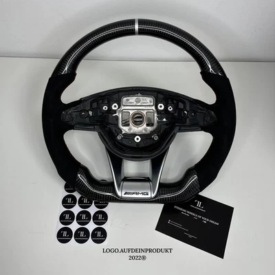 Mercedes W205 W213 Lenkrad Carbon Schale Vorfacelift Echtcarbon - Bild 1 von 3