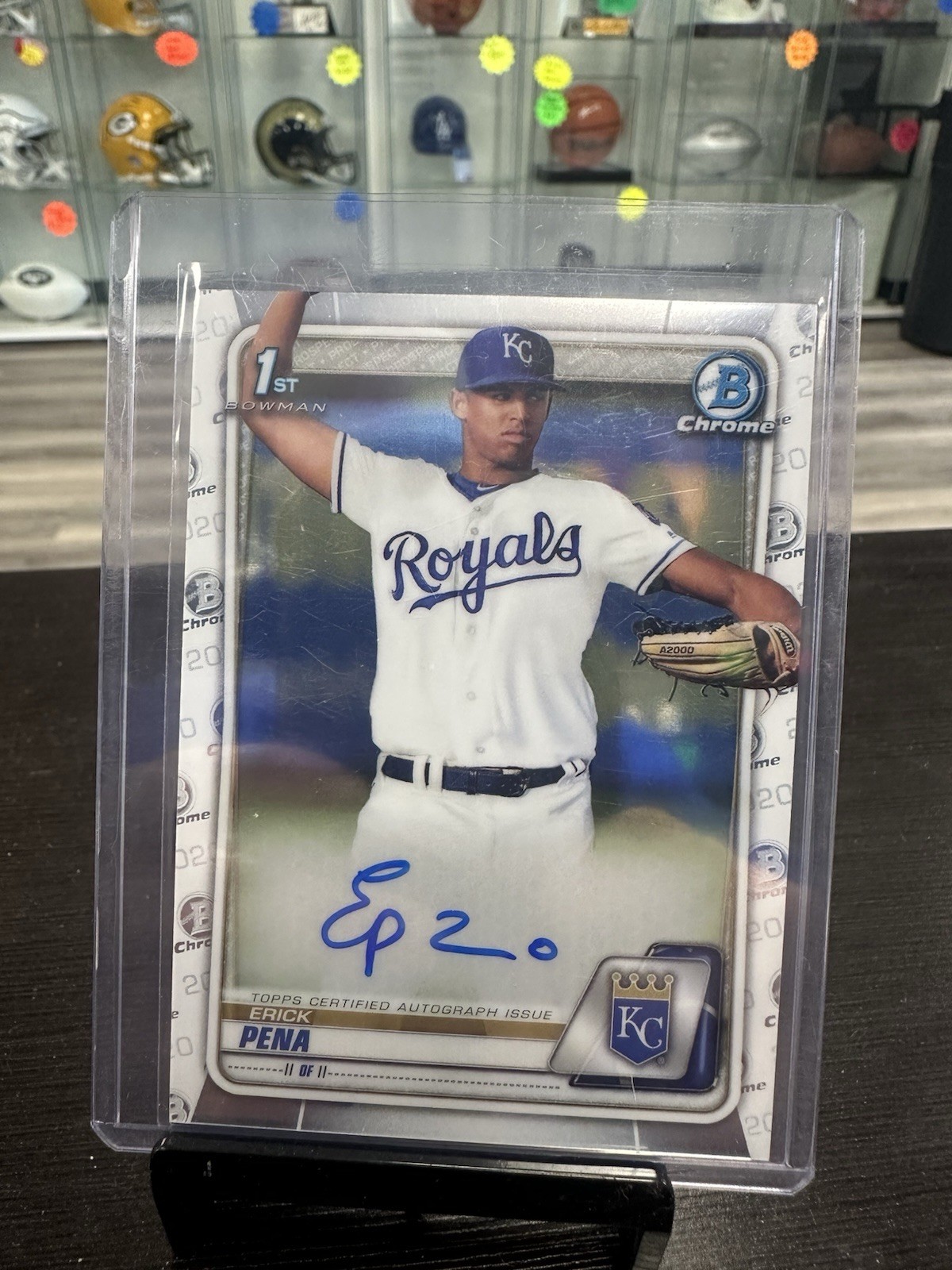 2020 Bowman Chrome Baseball Erick Pena 1st Auto #CPA-EPE