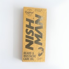 NISH MAN Original Beard & Mustache Care Beard Oil, Argan & Jojoba, 75 mL
