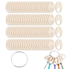 100 Pcs Wood Thread Drops,Floss Drops 5 x 3.5 cm 1.97 x 1.38 inches , wooden