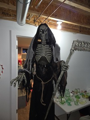 Home Accents 7ft LED Inferno Reaper Animatronic Home Depot