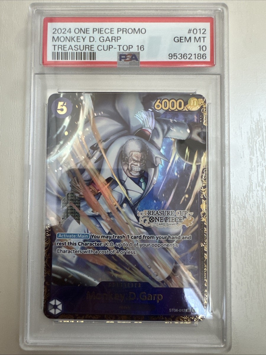 PSA10 ワンピース モンキー・D・ガープ トレジャーカップ プロモ 英語