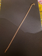 9ct Gold Chain Link Bracelet, Metal Chain Style, Lobster Clasp Closure