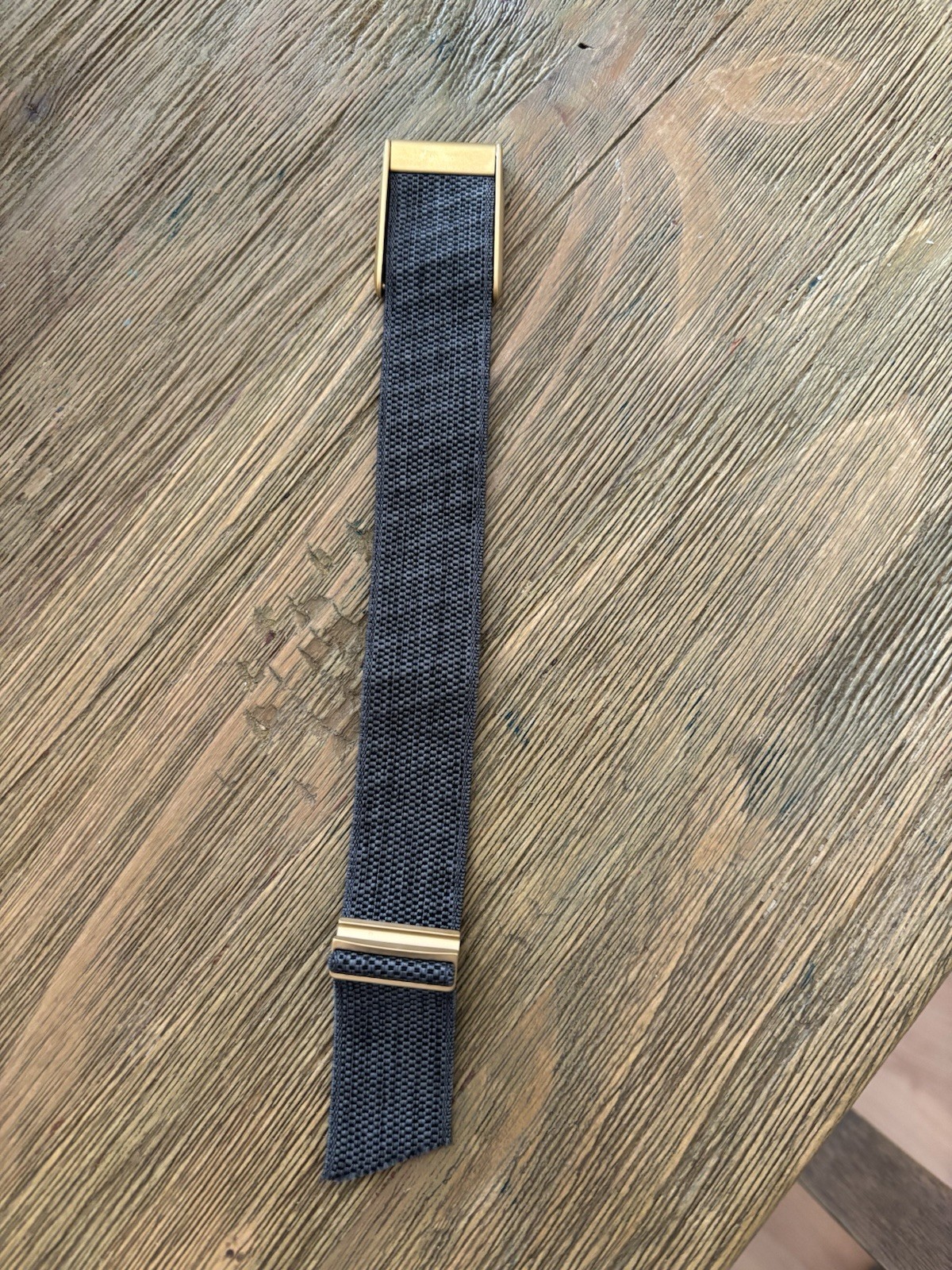 New WHOOP MG Black/Gray Band with Gold Clasp/hook/link/trim. Also Fits Whoop 5.0