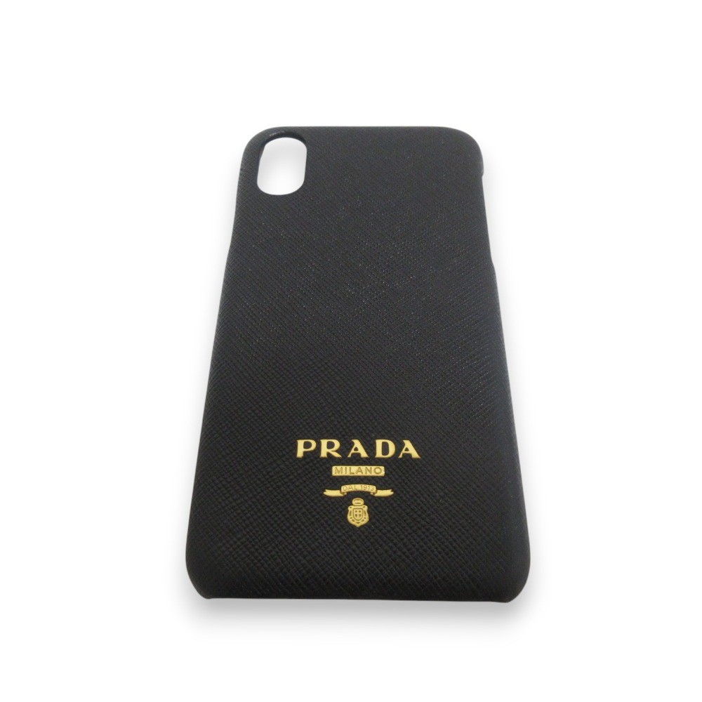 PRADA P.TA iPhone Saffiano Leather X XS Case iPhone Black