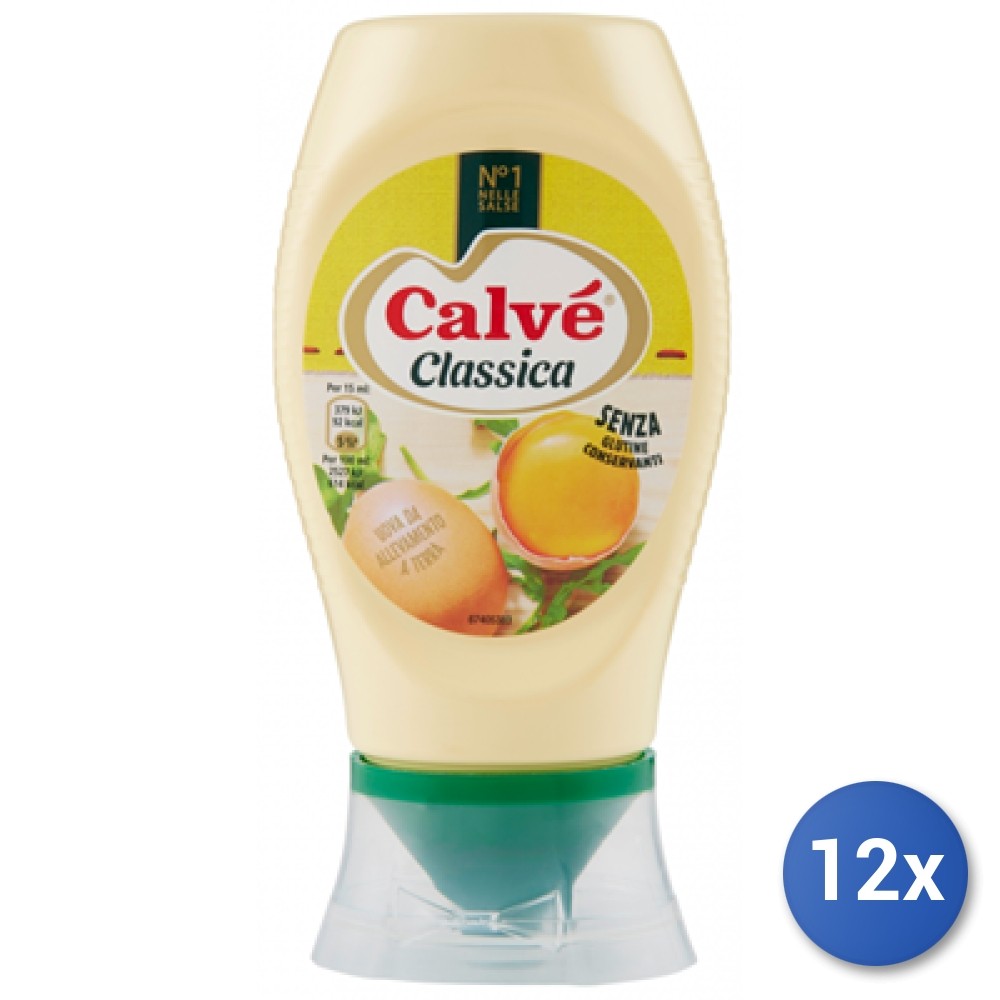 12X Multipack Calve' Top Down Mayonnaise 250 Ml