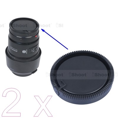 2x Rück Objektivdeckel Rear Lens Cap Cover für Sony Konica Minolta a Serie Linse