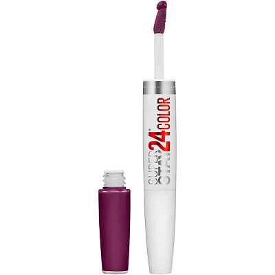 Maybelline SuperStay 24 2-Step Liquid Lipstick & Lip Balm, 260 Boundless Berry