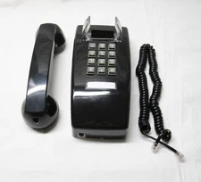 NEW SciTec Aegis Black Single Line Wall Phone - 2554W BK SCI-25402 Same Day Ship