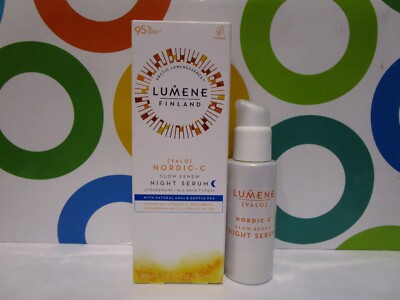 LUMENE ~ NORDIC-C GLOW RENEW NIGHT SERUM ~ 1 OZ
