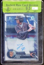 Lucius Fox 2016 Bowman Chrome Pros. #CPA-LF BGS RCR 9.5/10 RC ROOKIE! AUTO!