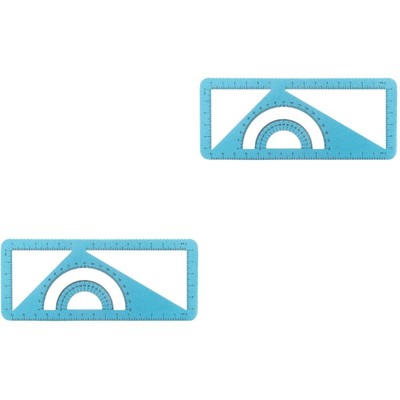  Set of 2 Briefpapier Zeichnen Winkelmessgerät Goniometer Student Büro
