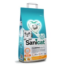 Sanicat Duo arena para gatos blanca - 10 litros