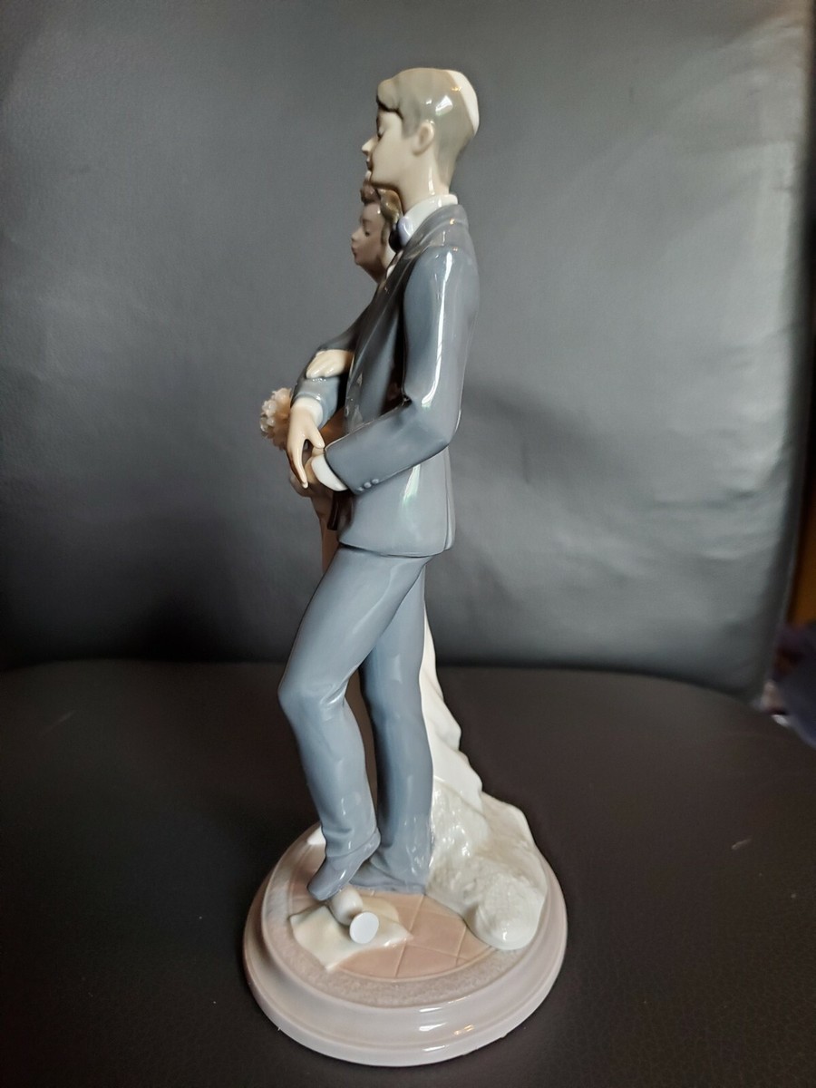 LLADRO MAZEL TOV #6028 RARE RETIRED WEDDING BRIDE & GROOM | eBay