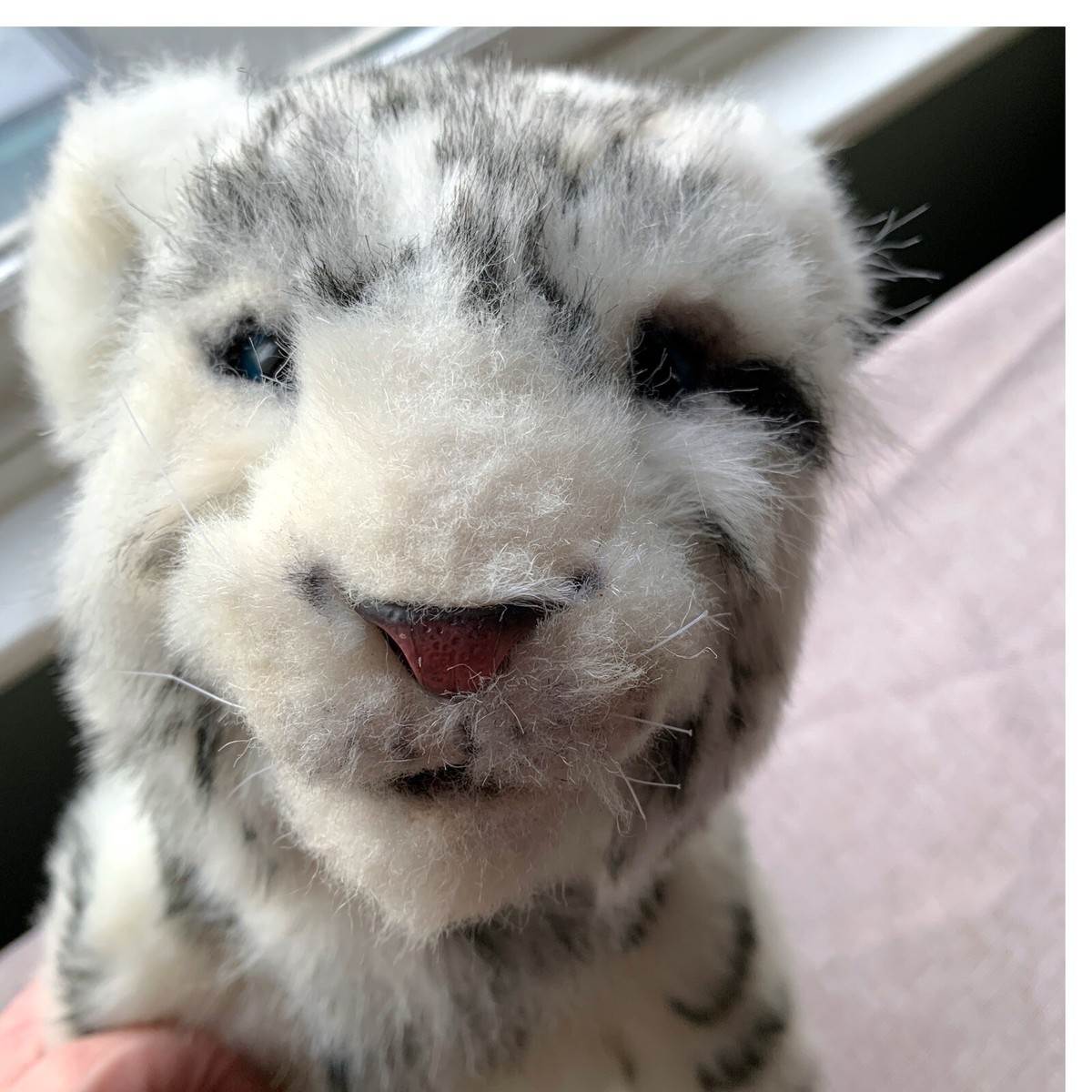 Wowwee Alive Cubs White Tiger Cub Interactive Plush Cub Realistic Works  Tested