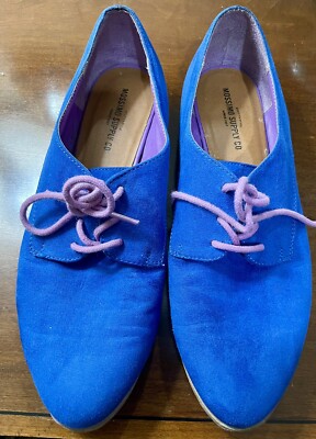 cobalt blue womens dress shoes Audrey in Cobalt Blue and Lemon Drop Yellow | Women's Flat Dress Shoes |  Perfect for Weddings
