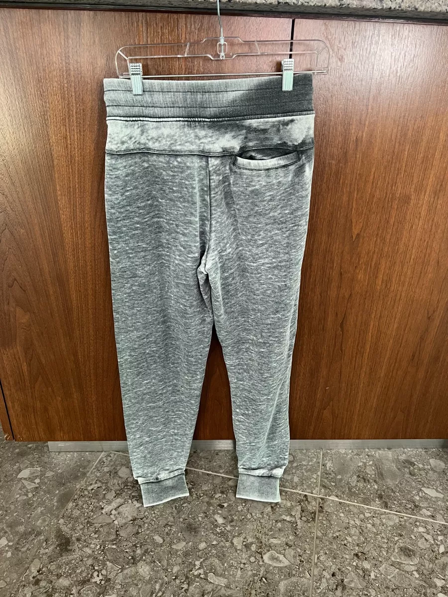 Alternative Gray White Jogger Athletic Active Fleece Sweatpants