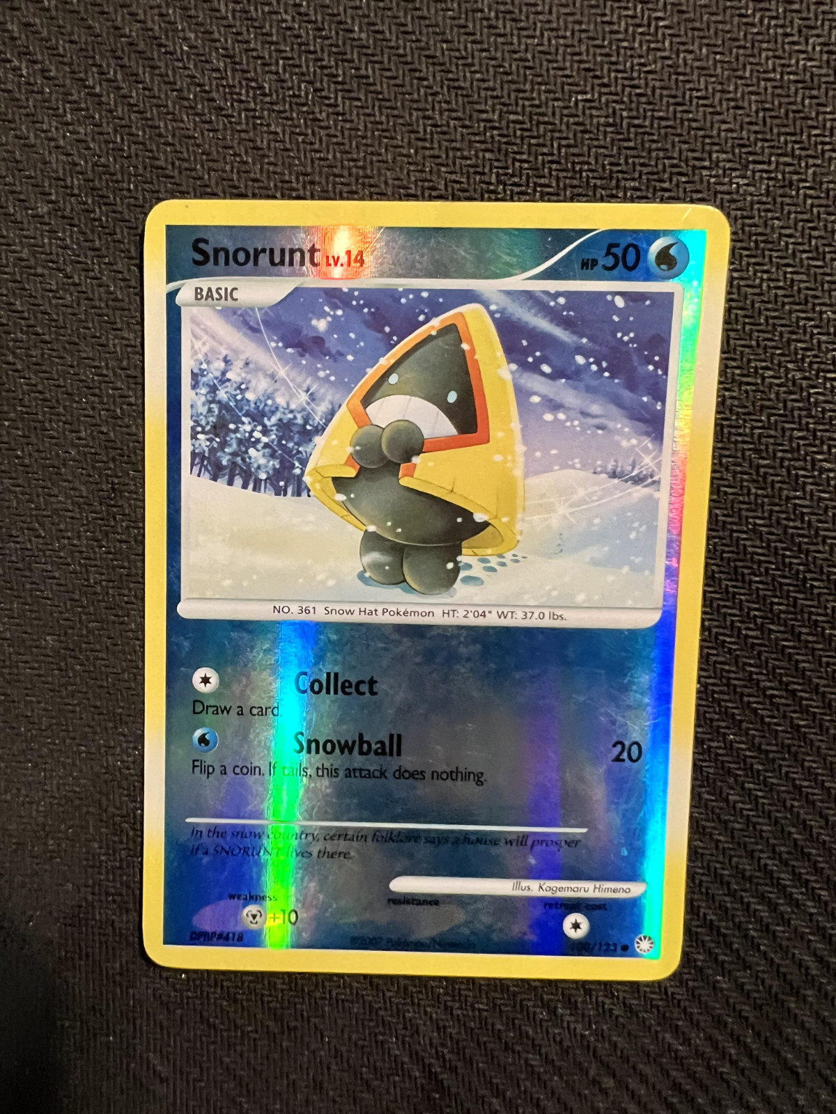 Snorunt 100/123 Mysterious Treasures Reverse Holo LP