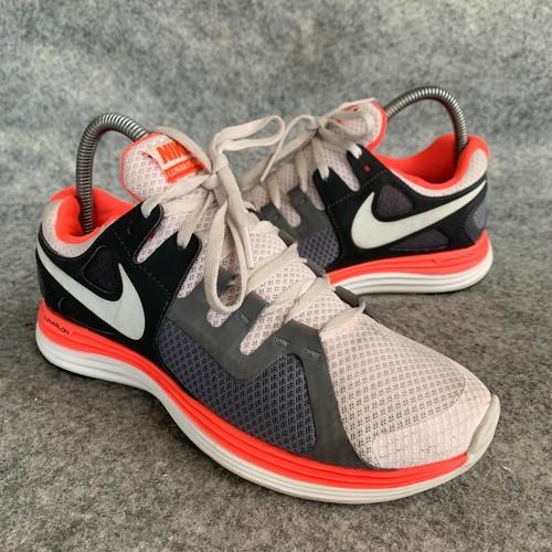 Nike Lunar Flash Womens Shoes Size 8 Gray Orange Racing Running Sneakers |  eBay