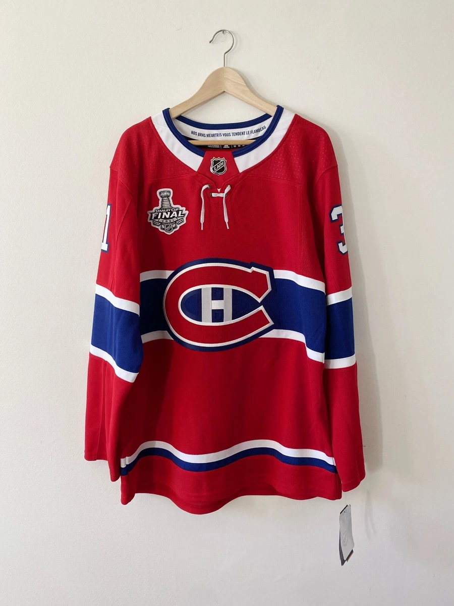 No31 Carey Price Red Home USA Flag Jersey