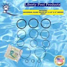 UNIVERSAL SLIDE VALVE KIT11/2”&2”BRONZE & ABS 65037  FOR ANTHONY 