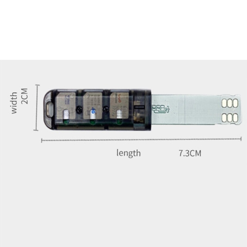 6 r Multi SIM Card Reader SIM with Independent Control Switch for ...