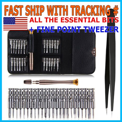 26 IN1 Small MINI REPAIR PRECISION SCREWDRIVER TORX TOOL KIT SET PHONES FIX US