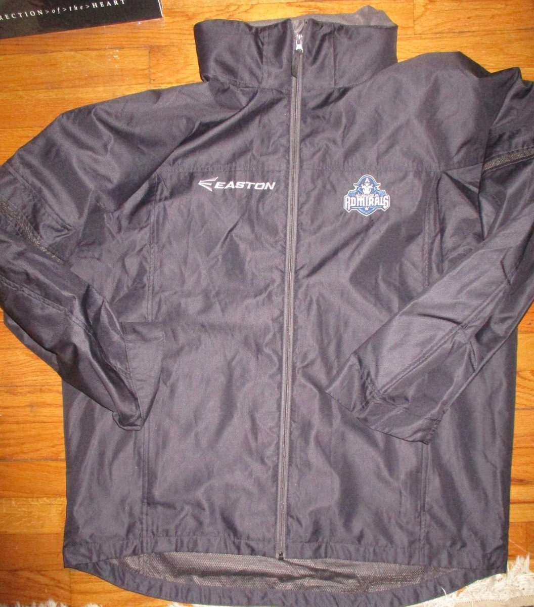 Team Issued Black MILWAUKEE ADMIRALS Zip Up Rugged Jacket XXL