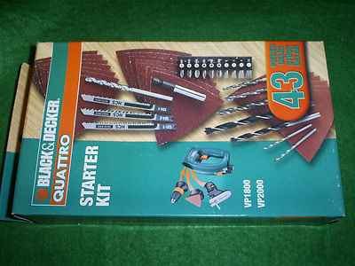 BLACK AND DECKER QUATTRO BOHRMASCHINE STARTER KIT