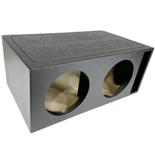 HEAVY DUTY SPL Subwoofer Enclosure Box Car Audio 2x12" Birch 3/4 Double Face