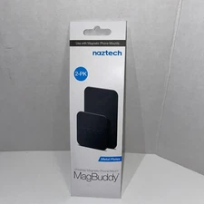 Naztech Ultra-Thin MagBuddy Plates 2 Extra/Spare Plates for MagBuddy Phone Mount
