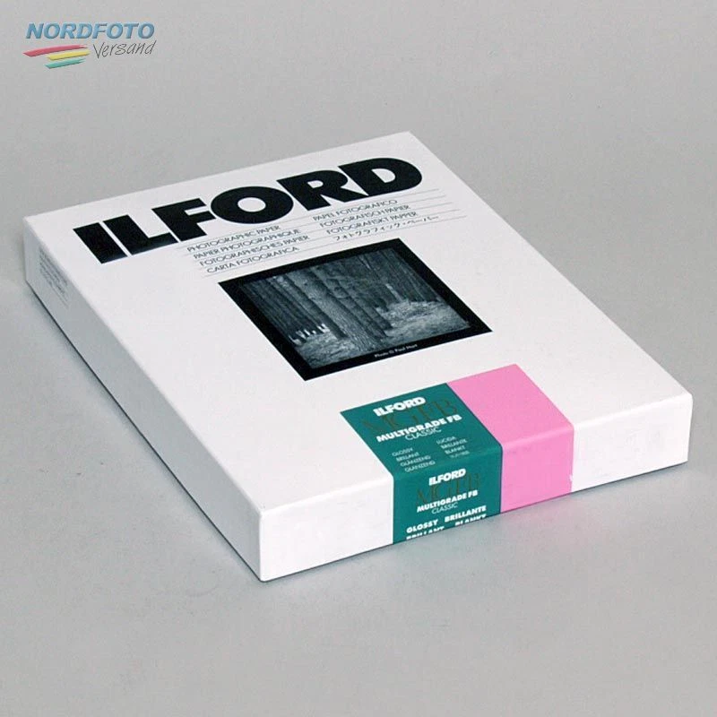 ILFORD Multigrade FB Classic Glossy 1K Schwarzweiß-Fotopapier 13x18 100 Blatt