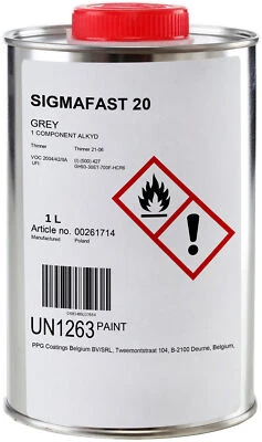 PPG SIGMA COATINGS Schiffsfarbe Sigma 1L Metallschutz Rostschutz Metall direkt auf den Rost Farbe