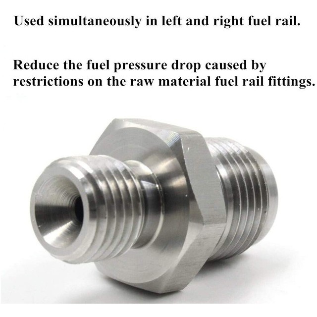 Ported Fuel Rail Fitting 2004.5 2010 Chevrolet Silverado 2500/3500