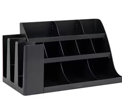 Mind Reader Coffee Cup and Condiment Organizer COMORG2-BLK